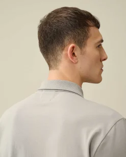 Stretch Piquet Regular Long Sleeved Polo Shirt^C.P. Company Store