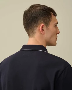 Stretch Piquet Regular Long Sleeved Polo Shirt^C.P. Company Best