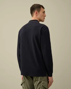 Stretch Piquet Regular Long Sleeved Polo Shirt^C.P. Company Best