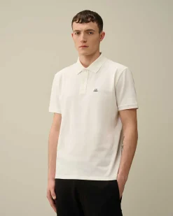 Stretch Piquet Regular Polo Shirt^C.P. Company New