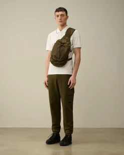 Stretch Piquet Regular Striped Collar Polo Shirt^C.P. Company New