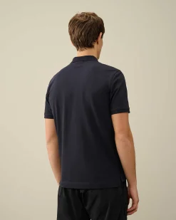 Stretch Piquet Slim Polo Shirt^C.P. Company Flash Sale