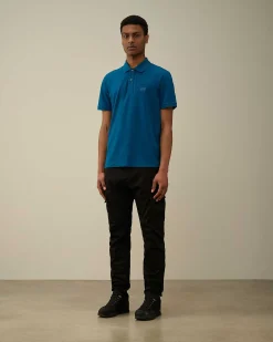 Stretch Piquet Slim Polo Shirt^C.P. Company Flash Sale