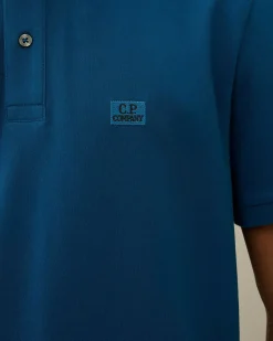 Stretch Piquet Slim Polo Shirt^C.P. Company Flash Sale