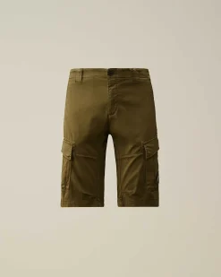 Stretch Sateen Cargo Shorts^C.P. Company Best Sale