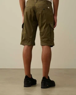 Stretch Sateen Cargo Shorts^C.P. Company Best Sale