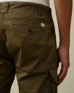 Stretch Sateen Cargo Shorts^C.P. Company Best Sale