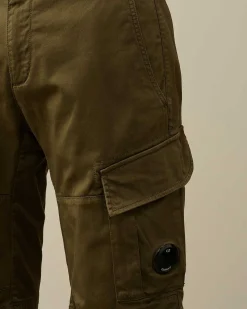 Stretch Sateen Cargo Shorts^C.P. Company Best Sale