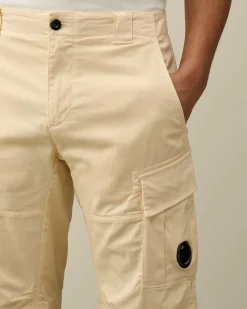 Stretch Sateen Cargo Shorts^C.P. Company Hot