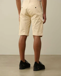 Stretch Sateen Cargo Shorts^C.P. Company Hot