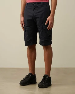 Stretch Sateen Cargo Shorts^C.P. Company Clearance
