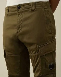 Stretch Sateen Ergonomic Lens Cargo Pants^C.P. Company Sale
