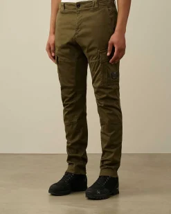 Stretch Sateen Ergonomic Lens Cargo Pants^C.P. Company Sale