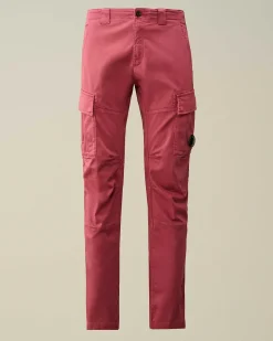 Stretch Sateen Ergonomic Lens Cargo Pants^C.P. Company New