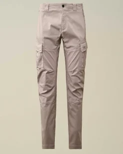Stretch Sateen Ergonomic Logo Cargo Pants^C.P. Company Sale