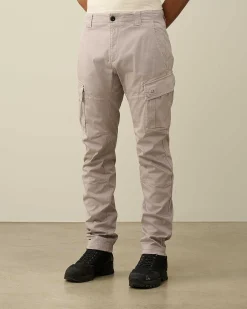 Stretch Sateen Ergonomic Logo Cargo Pants^C.P. Company Sale