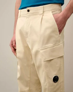 Stretch Sateen Loose Cargo Pants^C.P. Company Flash Sale