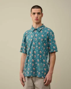 Tacting Piquet Sponged Polo Shirt^C.P. Company Sale