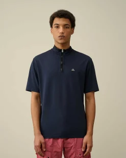 Tacting Piquet Zipped Polo Shirt^C.P. Company Hot