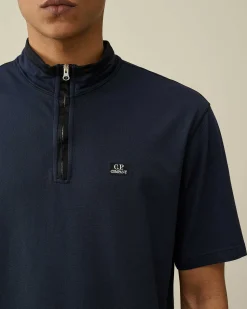 Tacting Piquet Zipped Polo Shirt^C.P. Company Hot