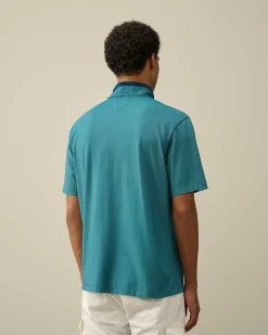 Tacting Piquet Zipped Polo Shirt^C.P. Company Hot