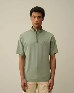 Tacting Piquet Zipped Polo Shirt^C.P. Company Hot