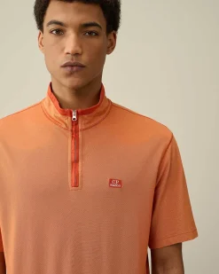 Tacting Piquet Zipped Polo Shirt^C.P. Company Shop