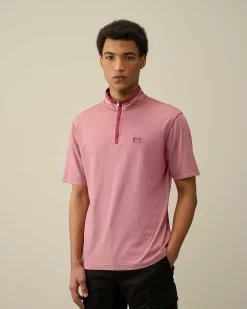 Tacting Piquet Zipped Polo Shirt^C.P. Company New