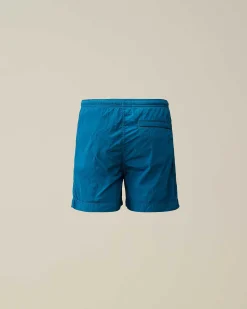 U16 Chrome-R Logo Print Swim Shorts^C.P. Company Clearance
