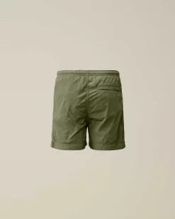 U16 Chrome-R Logo Print Swim Shorts^C.P. Company Store