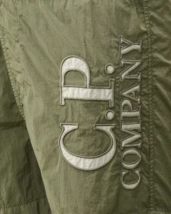 U16 Chrome-R Logo Print Swim Shorts^C.P. Company Store