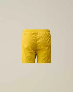 U16 Chrome-R Logo Swim Shorts^C.P. Company Online