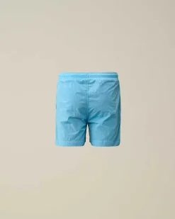 U16 Chrome-R Logo Swim Shorts^C.P. Company Shop