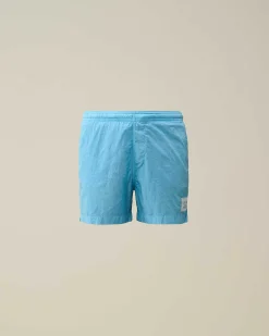 U16 Chrome-R Logo Swim Shorts^C.P. Company Shop