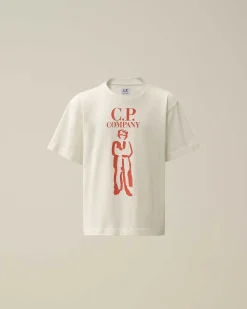 U16 Cotton Jersey 30/1 British Sailor T-Shirt^C.P. Company Clearance