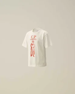 U16 Cotton Jersey 30/1 British Sailor T-Shirt^C.P. Company Flash Sale