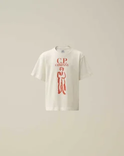 U16 Cotton Jersey 30/1 British Sailor T-Shirt^C.P. Company Flash Sale