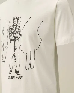 U16 Cotton Jersey 30/1 British Sailor T-Shirt^C.P. Company Cheap