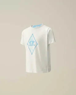 U16 Cotton Jersey 30/1 British Sailor T-Shirt^C.P. Company Cheap