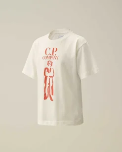 U16 Cotton Jersey 30/1 British Sailor T-Shirt^C.P. Company Flash Sale