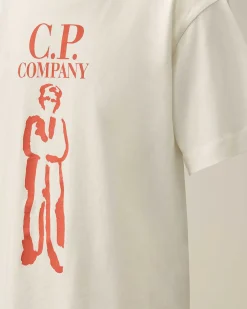 U16 Cotton Jersey 30/1 British Sailor T-Shirt^C.P. Company Flash Sale