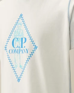 U16 Cotton Jersey 30/1 British Sailor T-Shirt^C.P. Company Outlet