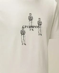U16 Cotton Jersey 30/1 Graphic T-Shirt^C.P. Company Fashion