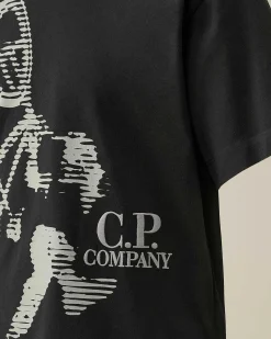 U16 Cotton Jersey 30/1 Graphic T-Shirt^C.P. Company New