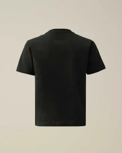 U16 Cotton Jersey 30/1 Graphic Logo T-Shirt^C.P. Company Best Sale