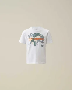 U16 Cotton Jersey 30/1 Graphic T-Shirt^C.P. Company Cheap