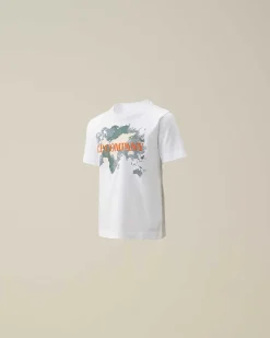 U16 Cotton Jersey 30/1 Graphic T-Shirt^C.P. Company Cheap