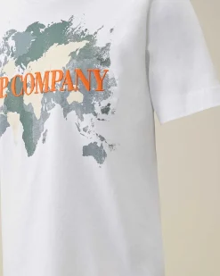 U16 Cotton Jersey 30/1 Graphic T-Shirt^C.P. Company Cheap