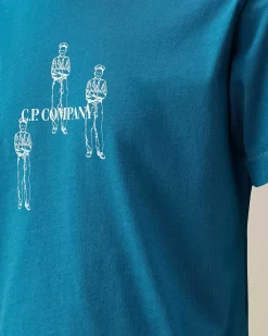 U16 Cotton Jersey 30/1 Graphic T-Shirt^C.P. Company Shop