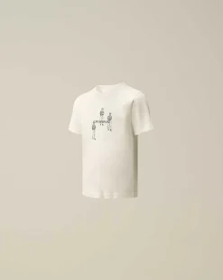 U16 Cotton Jersey 30/1 Graphic T-Shirt^C.P. Company New